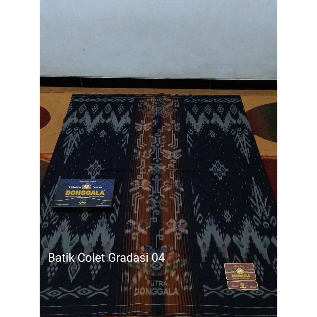 Sarung donggala hitam pabrik terbaru terlaris Donggala tumpal gradasi