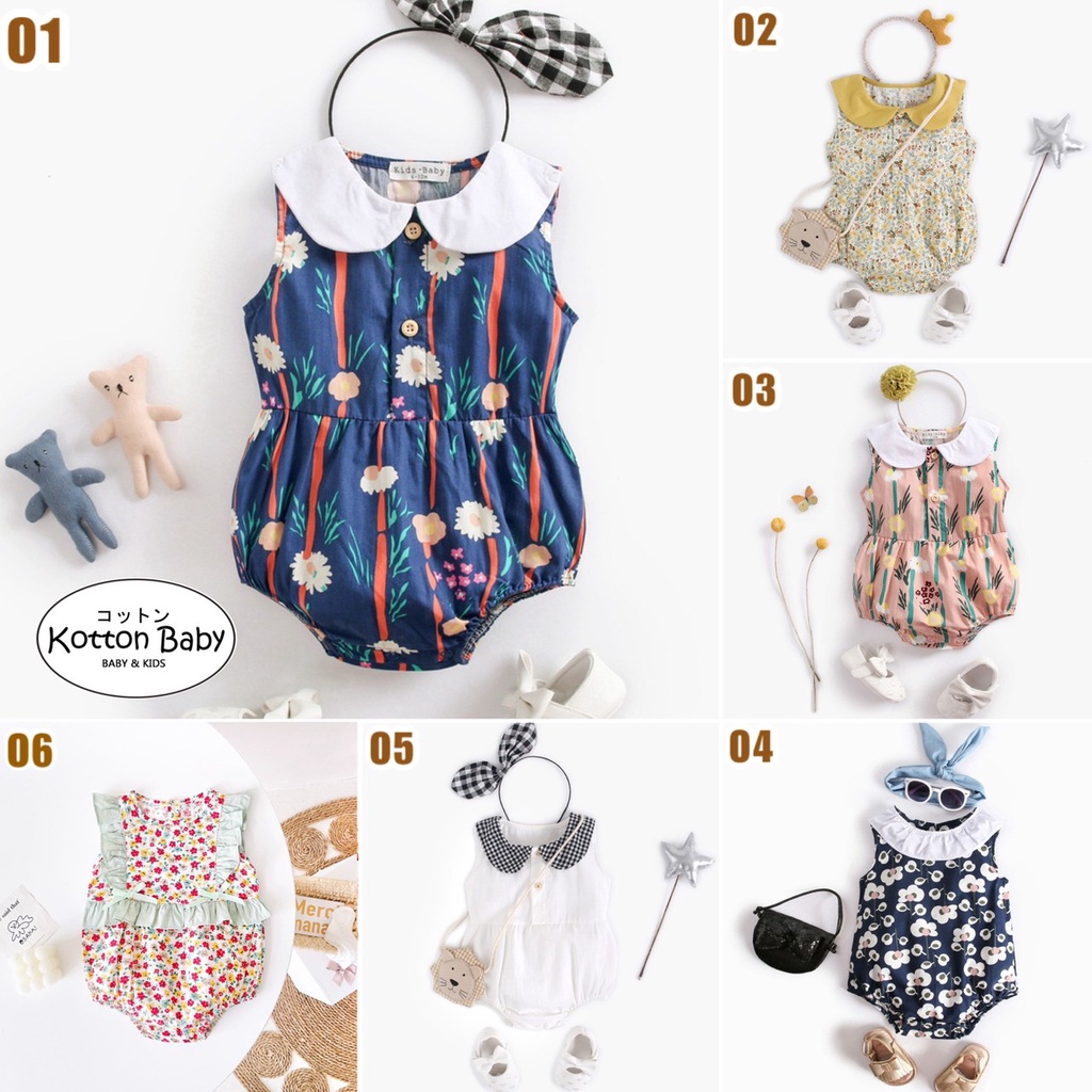 0-18bln PAKAIAN BAYI [Premium impor] BAJU ANAK JUMPER JUMPSUIT ROMPER PEREMPUAN catalog ZD O