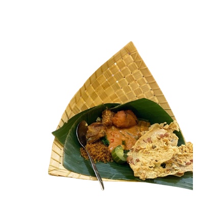 BESEK BAMBU-PINCUKAN-PIRING BAMBU-PIRING UNIK-OLEH OLEH JOGJA COD