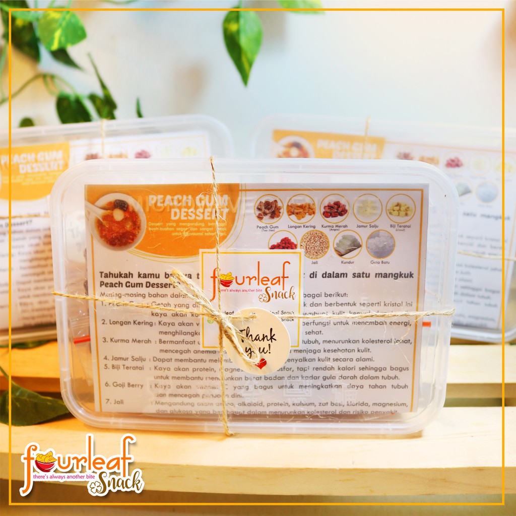 

Paket Peach Gum Dessert Siap Masak - KOMPLIT 9 Bahan