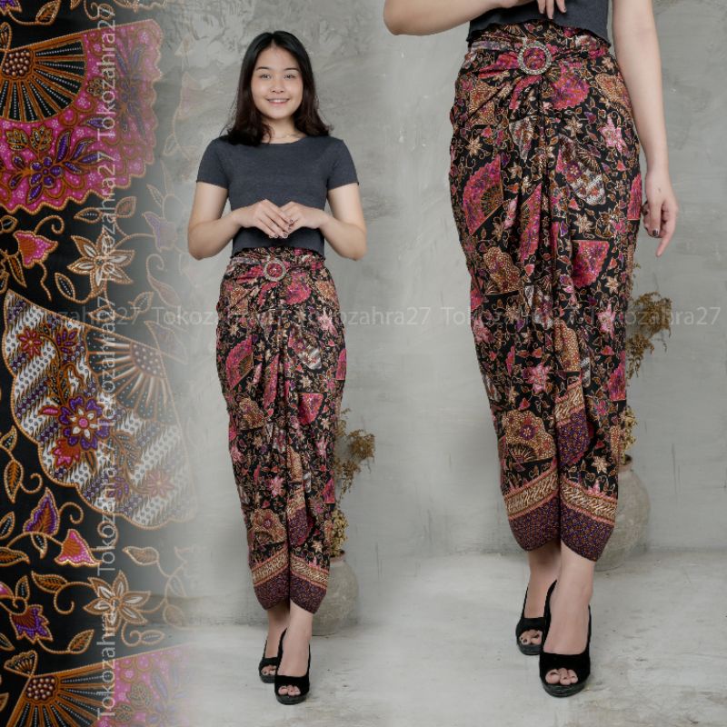 Rok Lilit Batik Bawahan Kebaya Jumbo 150X100 cm By GoldenStore  Free Ring Gesper