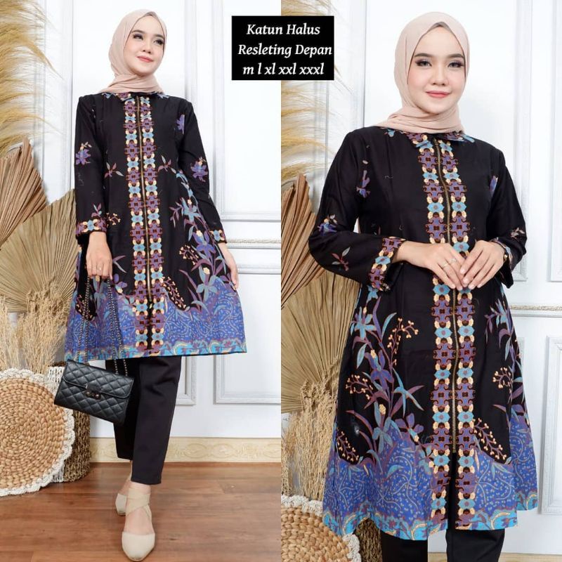 ATASAN BATIK WANITA-BATIK WANITA PREMIUM-BAJU BATIK KANTORAN WANITA-BATIK KANTORAN CEWEK-BATIKMURAH
