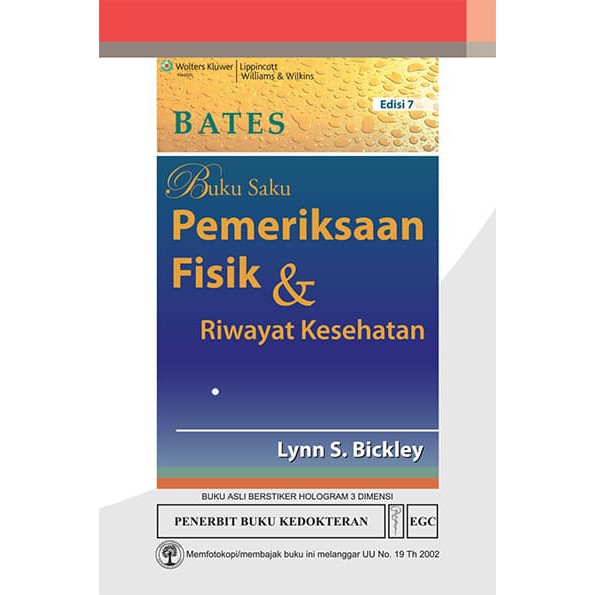 Bates Buku Saku Pemeriksaan Fisik & Riwayat Kesehatan Edisi 7