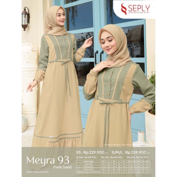 GAMIS SEPLY MEYRA 93 ELM WOOD DAN PARIE SAND