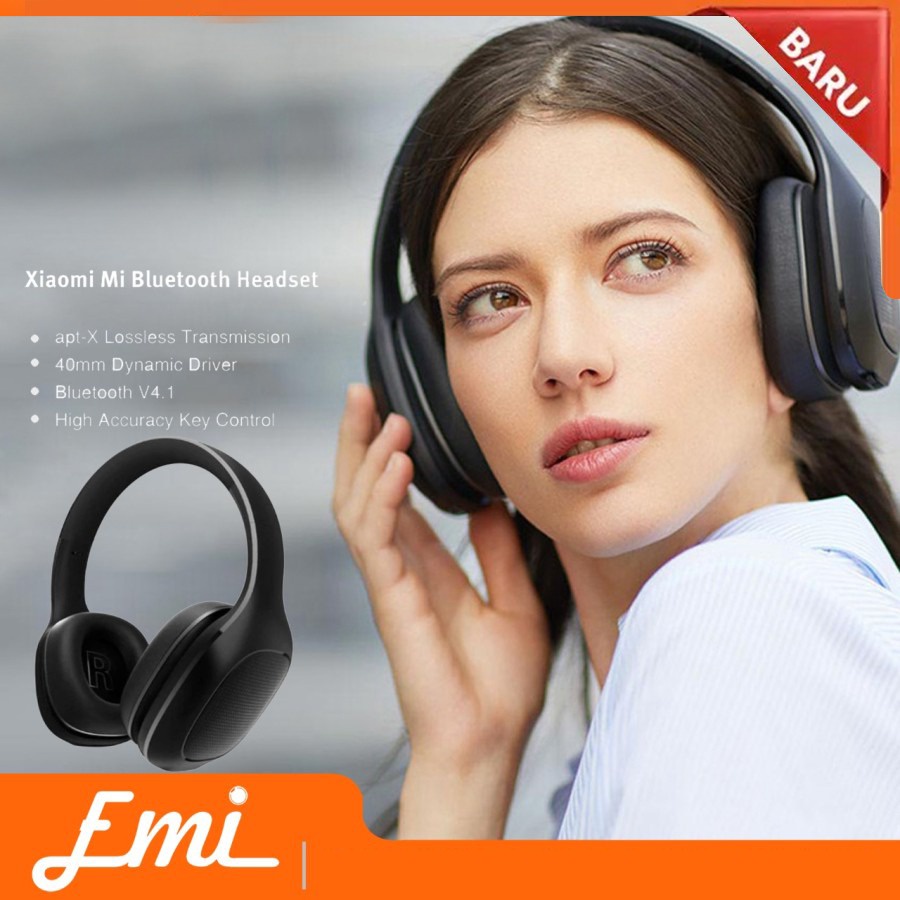 Mi Bluetooth Earphone Headphone Headset Wireless with Mic