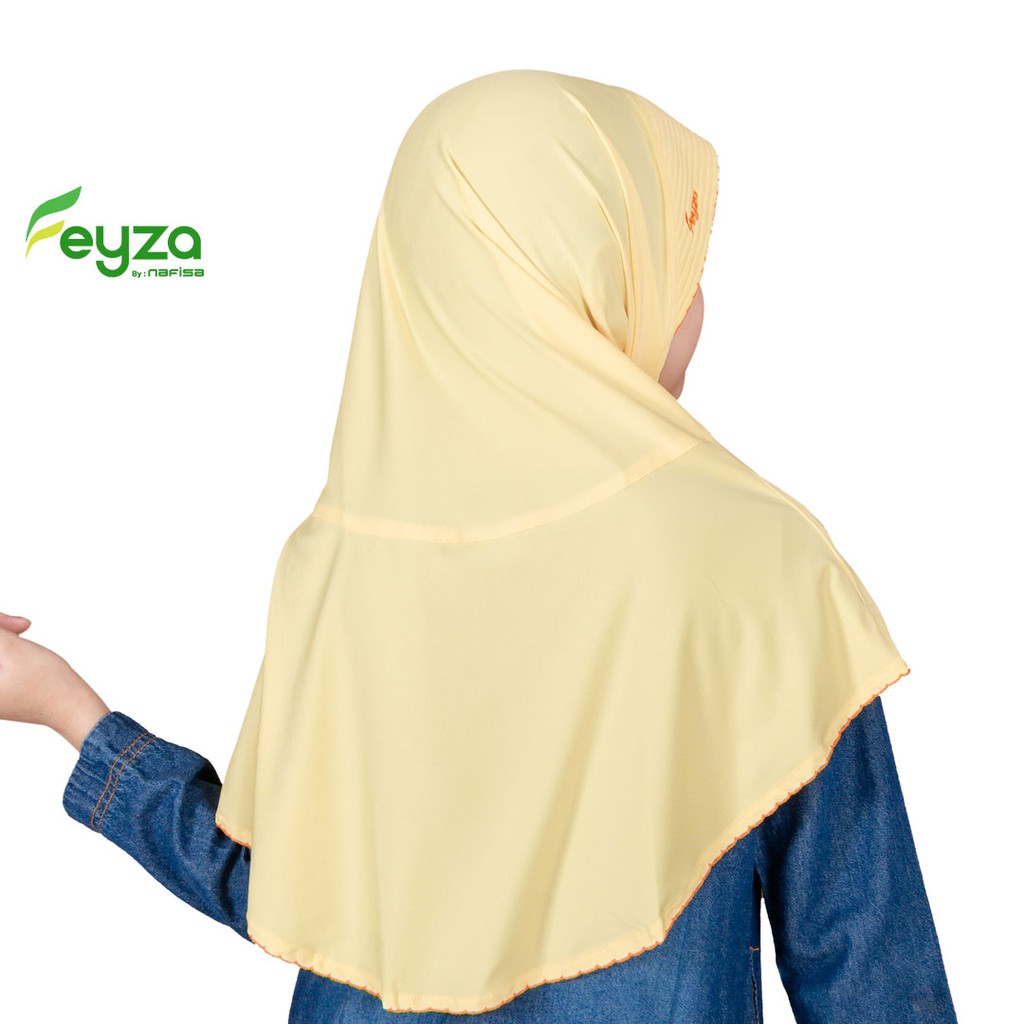 Jilbab Instan Anak Feyza Nuria  | Hijab Instan Anak Premium Jilbab Instan Bergo Anak Usia 4-5 Tahun