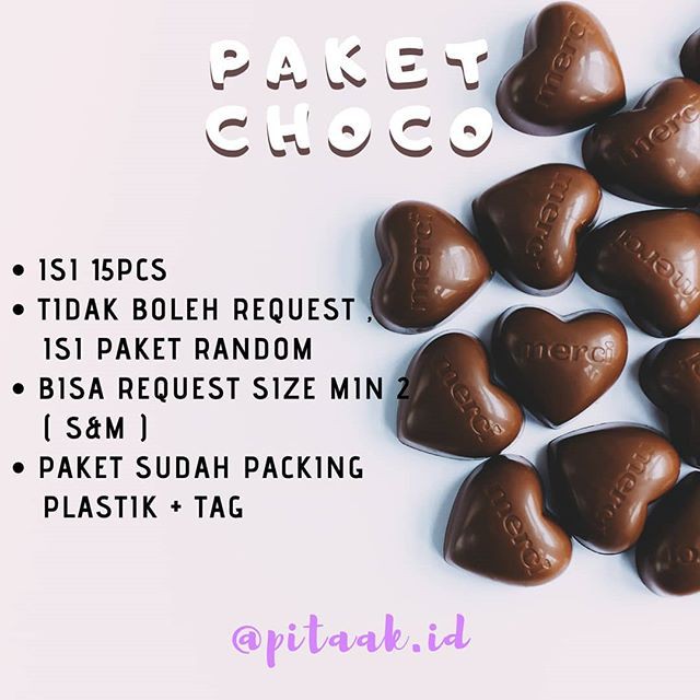 

PAKET USAHA CHOCOLATE ISI 15pc