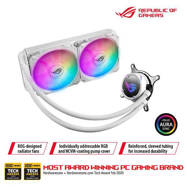 ASUS ROG STRIX LC 240 RGB | Aio Liquid CPU Cooler - White Edition