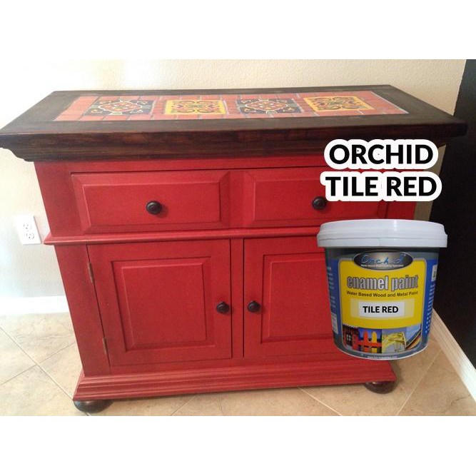 Cat Kayu  Harga Murah Orchid Tile Red Cat Kayu Waterbased Aman Terbaik