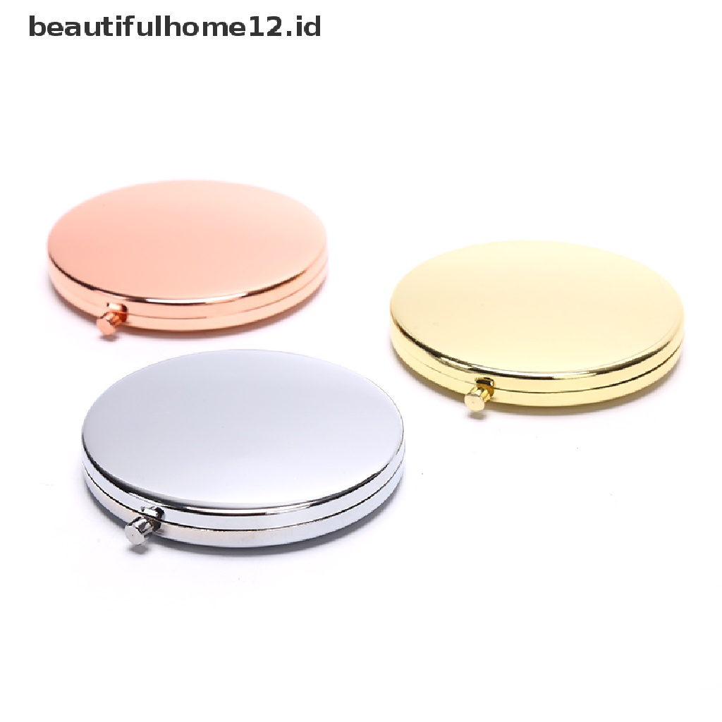 Cermin Makeup Compact Dengan Kaca Pembesar Untuk Travel