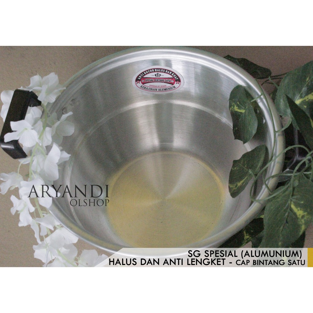 Panci Citel Spesial Alumunium Halus No.10 + Tutup (anti Lengket) | Plush Kardus + Bubblewrap