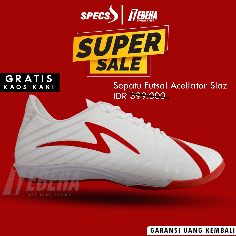 SEPATU FUTSAL TERBARU SPEC ACCELERATOR  SATU SLAZ PRO IN LIGHTSPEED 3 LX Elit SWERVO HYDRA INFINITY 