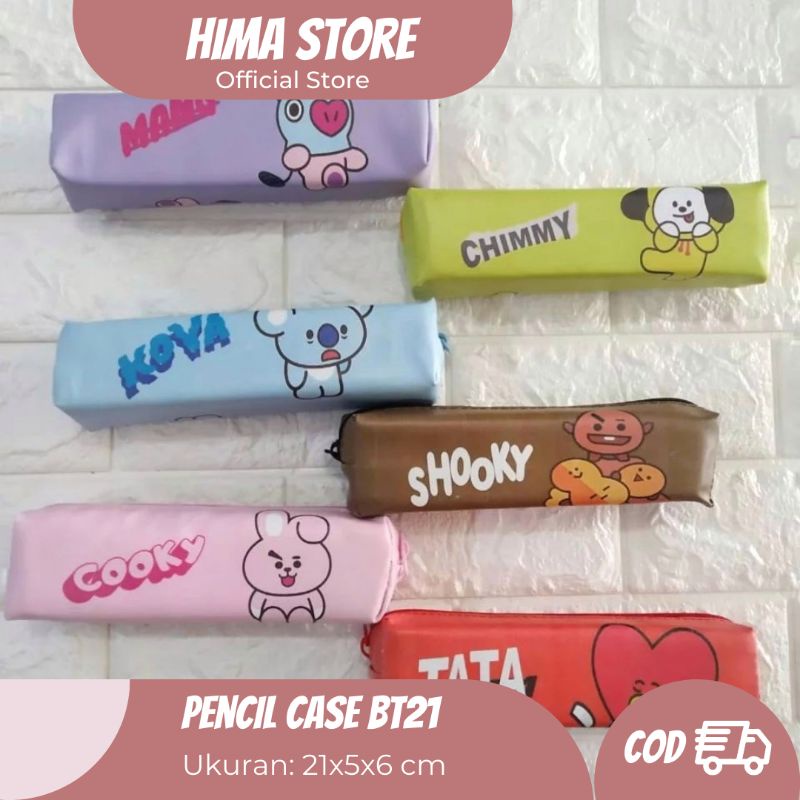 

[BISA COD] Tempat Pensil BT 21 Tempat Pensil Kartun BT 21