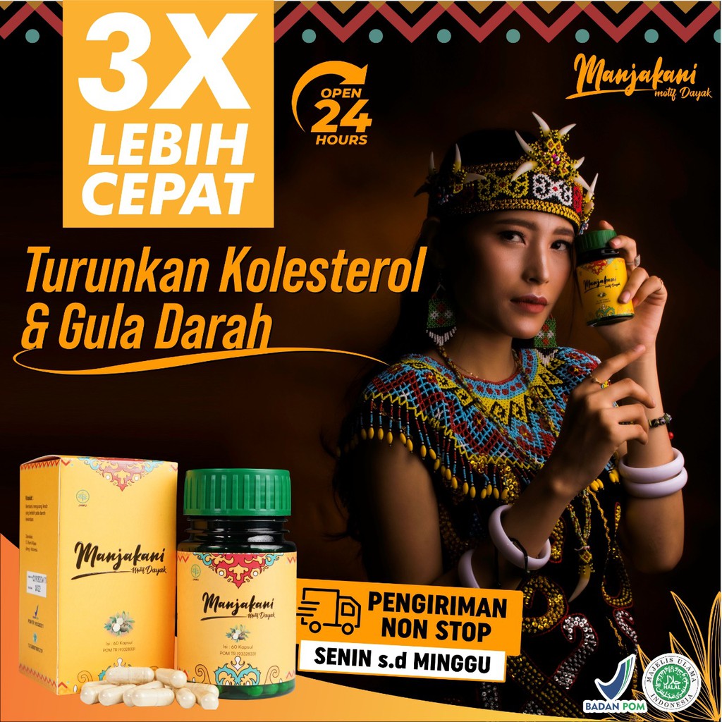 MANJAKANI DAYAK Obat Herbal Atasi Keputihan, Bau & Gatal Miss V / Kewanitaan Rapet Wangi Keset BPOM-3