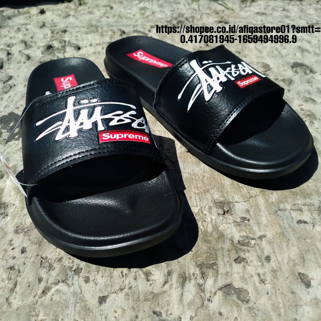 Sandal Pria Wanita Distro Slip On Slop Slide