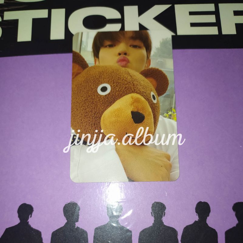 Photocard Taeyong Boneka Official Album NCT 127 Sticker