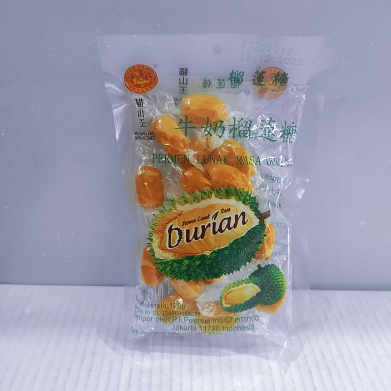 

permen lunak rasa durian 120gr