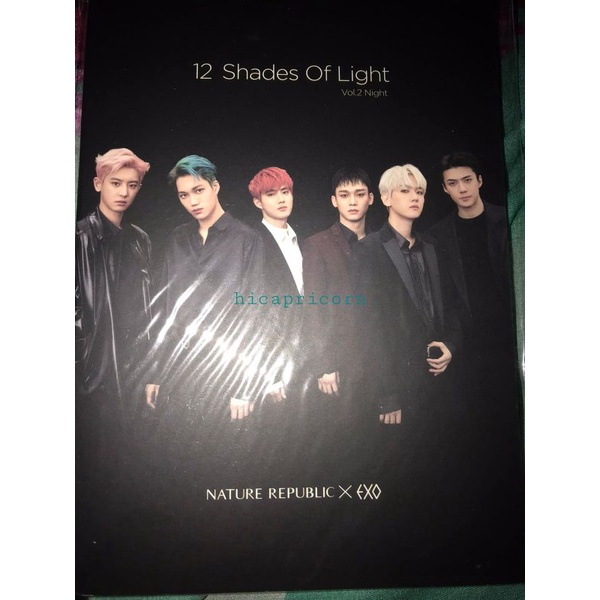 PHOTOBOOK EXO VOL 2 NIGHT - NATURE REPUBLIC