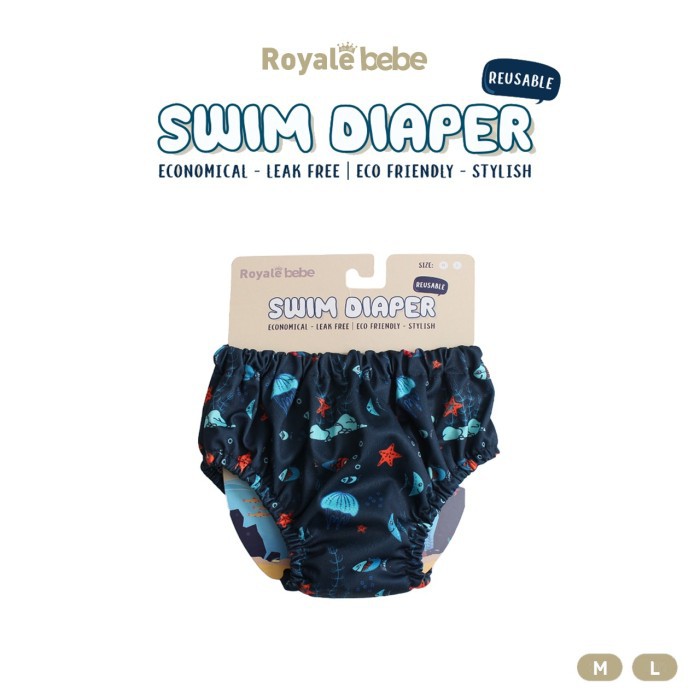 ROYALE BEBE SWIM PANTS DIAPER ( RANDOM )