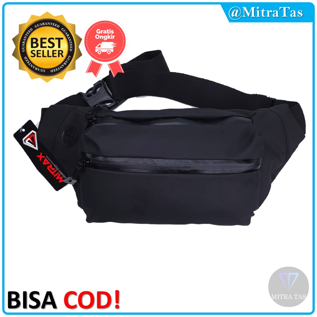 Waist Bag MitraX Uno Bahan Kulit Bimo dengan KUALITAS TERBAIK!