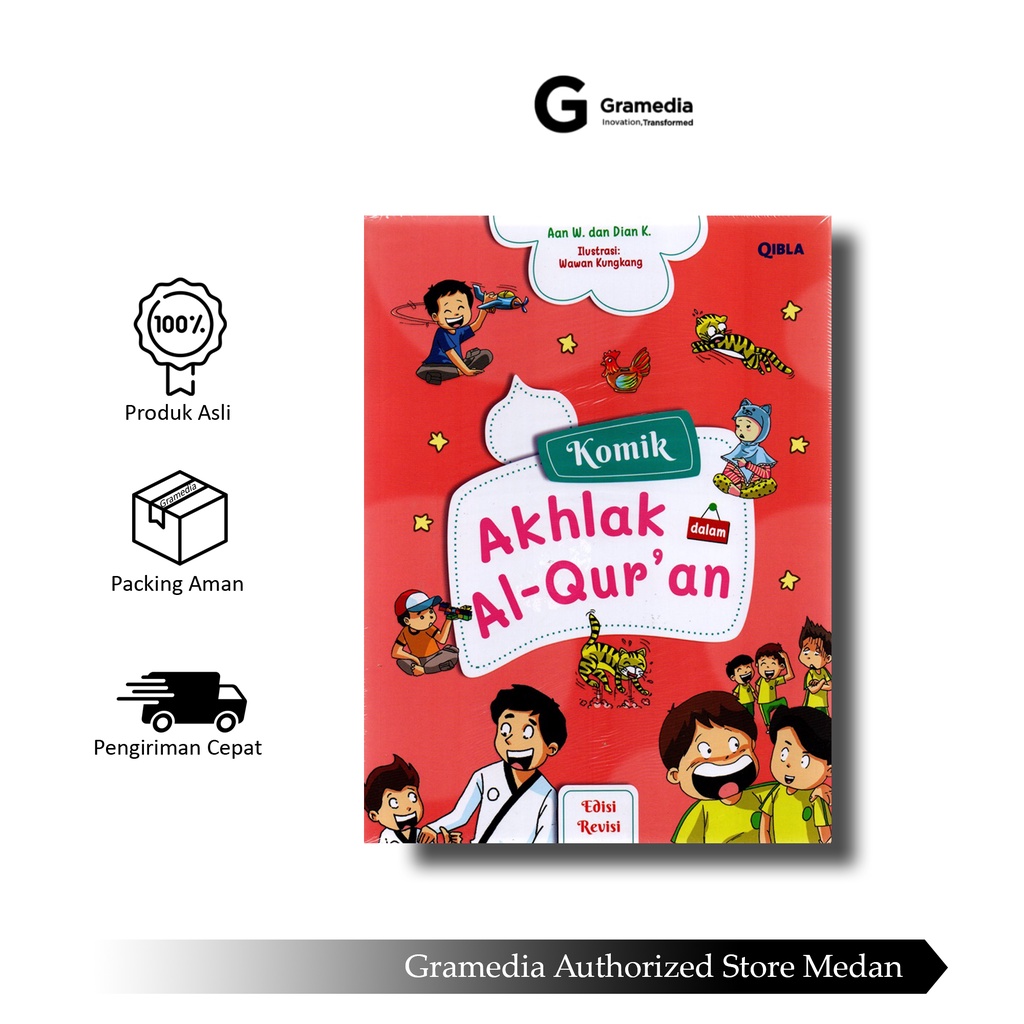 Gramedia Medan - KOMIK AKHLAK DALAM ALQURAN