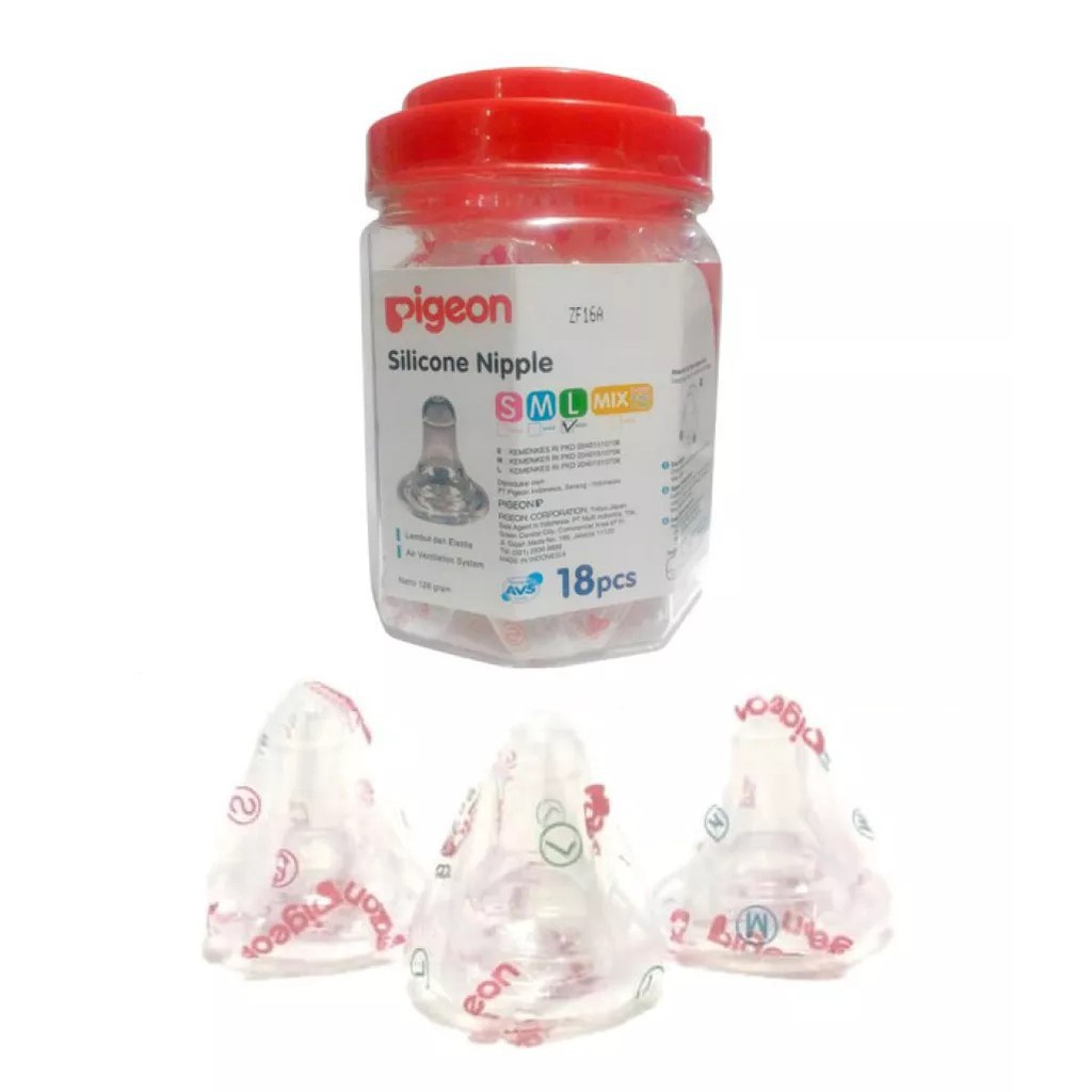 [PER PCS] DOT BAYI PIGEON SILLICONE NIPPLE TOPLES S | M | L (bijian)_Cerianti