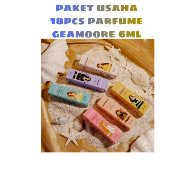 PAKET USAHA 18PCS PARFUME GEAMOORE 6 ML