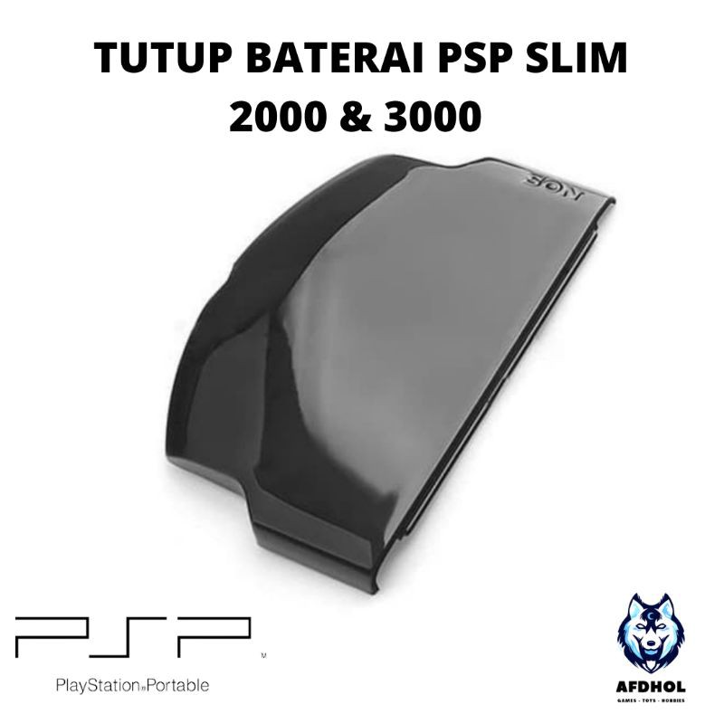 Tutup Baterai Psp Slim 2000 3000 Cover Baterai Battery Batere Sony Psp Slim 2000 3000