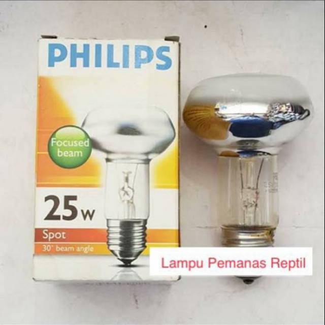 Lampu Pemanas Reptil Philips NR63 Spotlight 25W 40W
