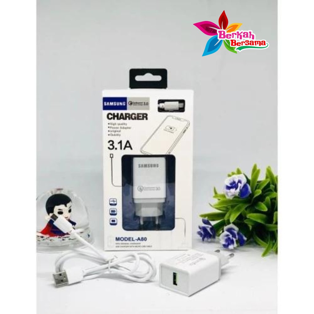 BM048 A80 Cashan Cashan SAMSUNG 3Amper QUALCOM micro fast Charging Anti meledak J2 prime j3 j5 j7 BB4766