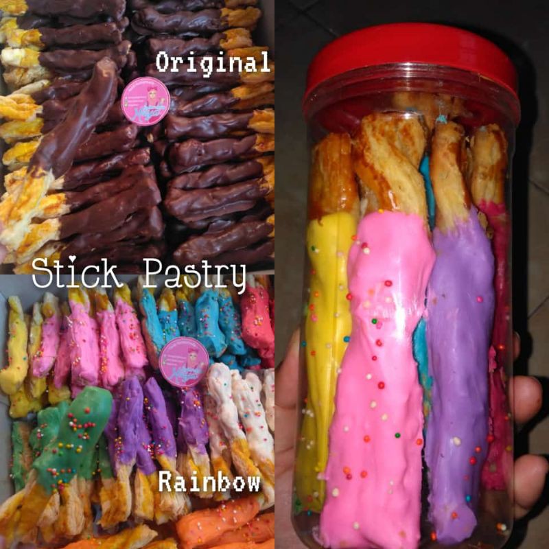 Pastel abon kue sus kering coklat kue bawang garpu stik keju kue gabus stick pastry coklat keripik snack