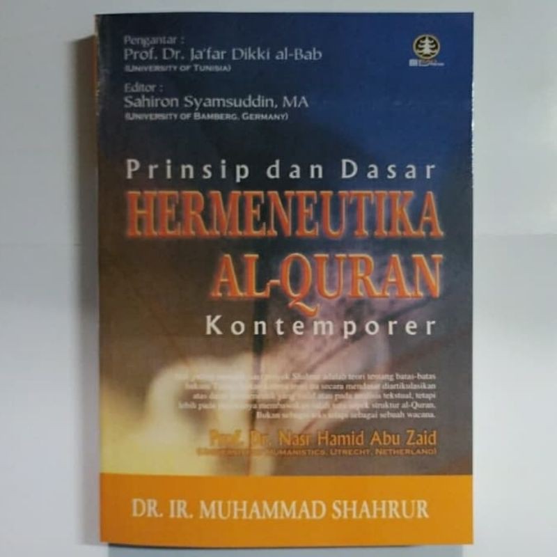 Jual PRINSIP DAN DASAR HERMENEUTIKA AL QURAN KONTEMPORER Indonesia ...