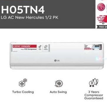 AC LG H05TN4.NCAX / UCAX AC 1/2 PK 370 WATT PENDINGIN RUANGAN