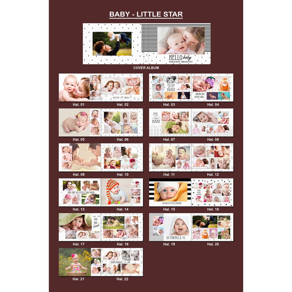 Album Digital Hardcover ukuran A4