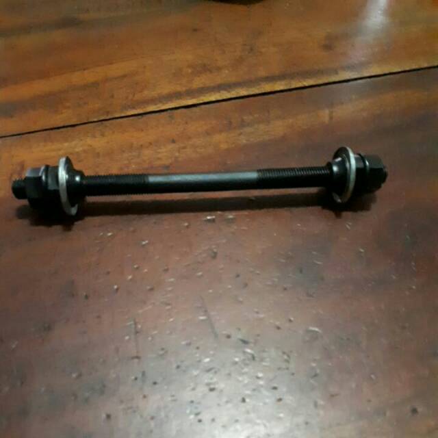 As roda sepeda depan hub spindle front hub depan
