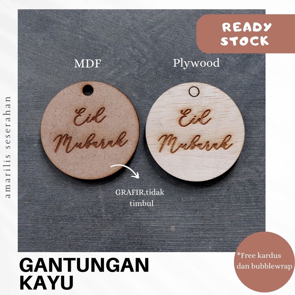 

363. Gantungan Hampers EID MUBARAK bahan MDF/PLYWOOD