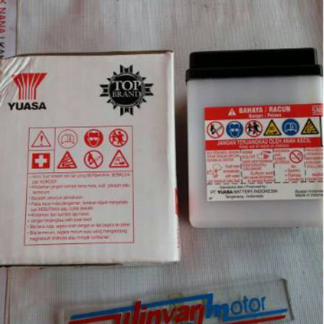 Accu aki  motor  Honda Win  12 Volt Shopee Indonesia