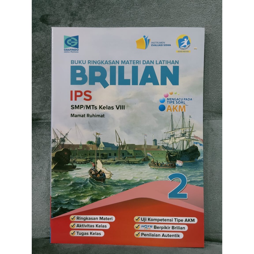 Brilian IPS Kelas 8 SMP AKM - Grafindo
