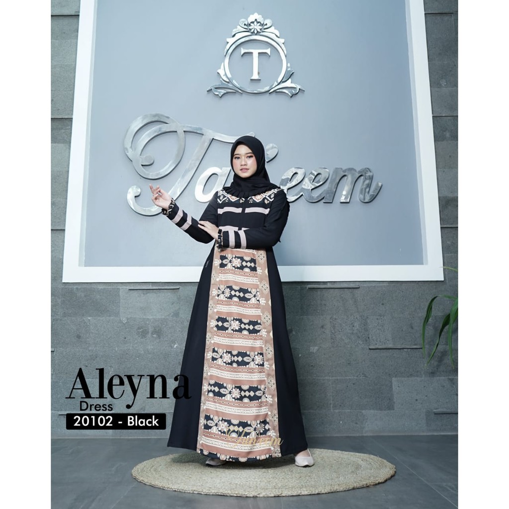 Gamis Aleyna Kode 20102 By Taneem Muslim Dress