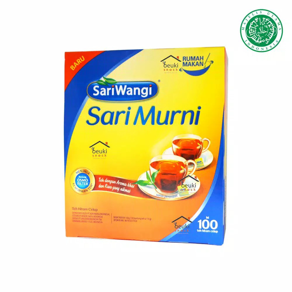 

BOX SariWangi Sari Murni Teh Sari Wangi Berkualitas- 160gr