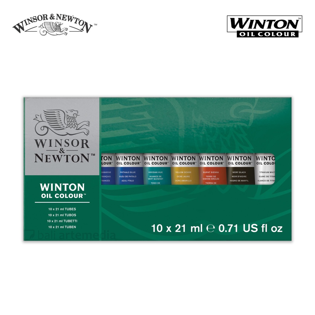 Winsor &amp; Newton Winton Oil Colour Tube Basic 10 Color Set