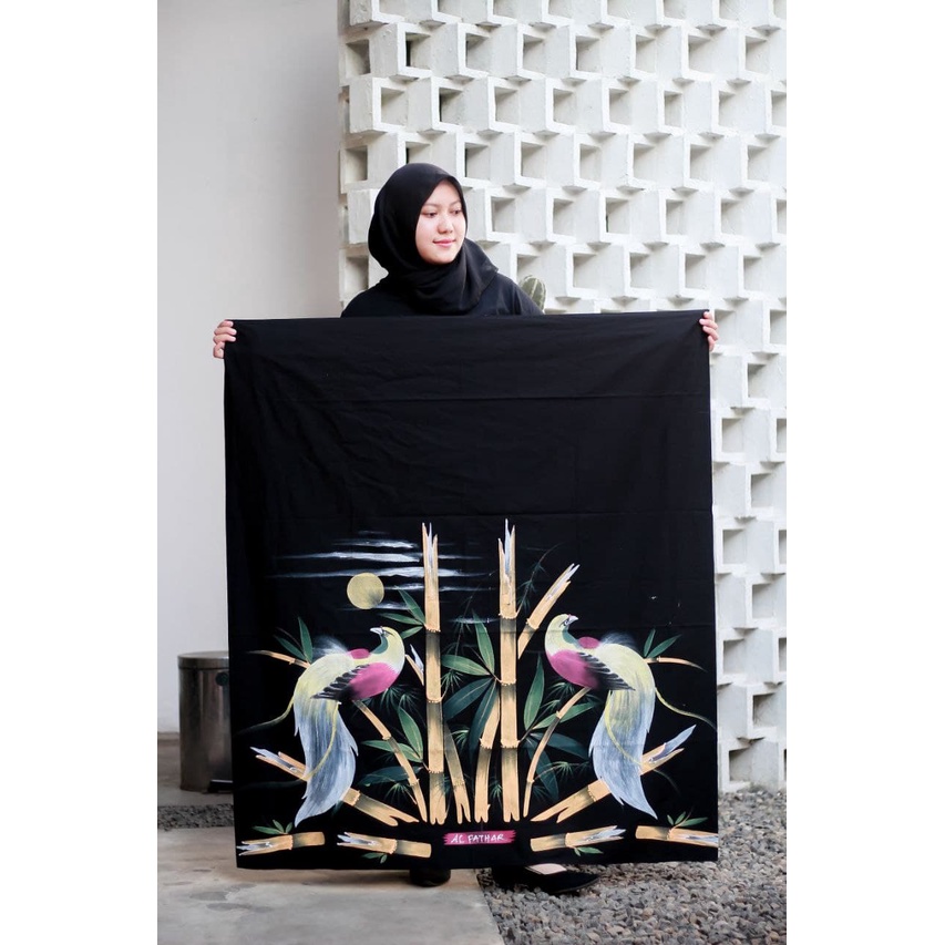 Sarung Batik Lukis Motif  Cendrawasih - Sarung Sujiwo Tejo - Pekalongan