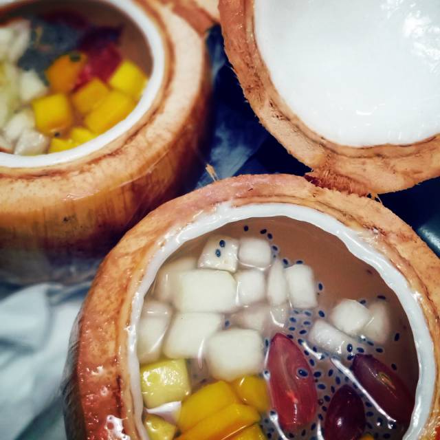 PUDING BATOK KELAPA MUDA / PUDING KLAMUD RANA GOJEK GRAB INSTANT