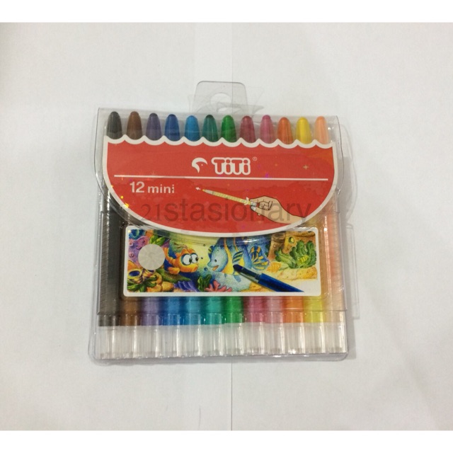 

Crayon Putar Mini Titi 12 Warna