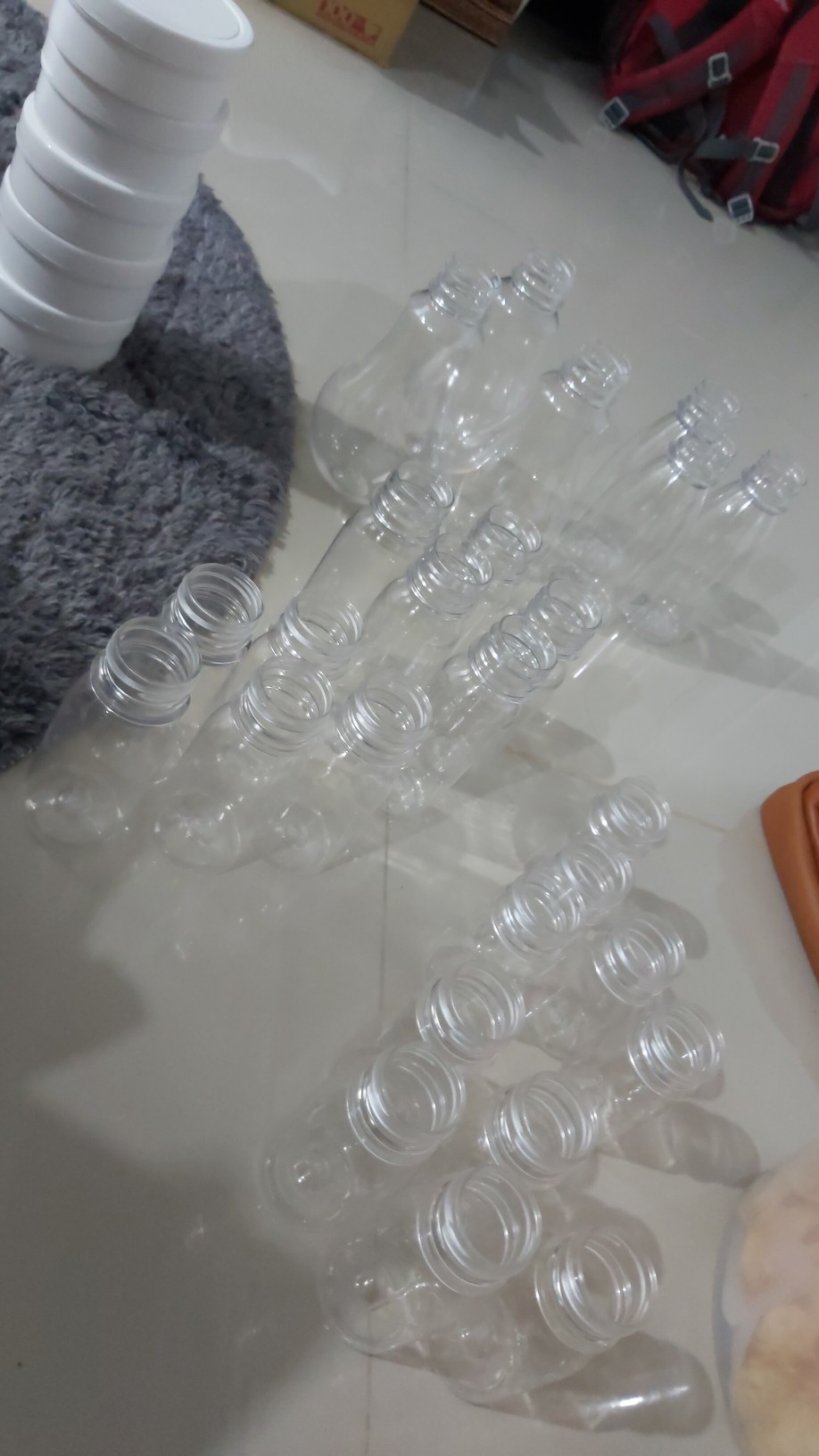 Botol Zamzam 80ml / Botol Plastik Zam Zam / Botol Kemasan Pet 80ml - Tutup Segel Long Neck