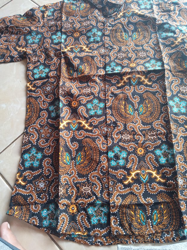 Kemeja Batik Lengan Pendek Premium Model Slimfit Motif Modern Tidak Pasaran