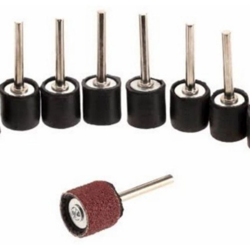 batang drum kecil 6.35mm 1/4inch amplas ring bor gerinda as mandrell