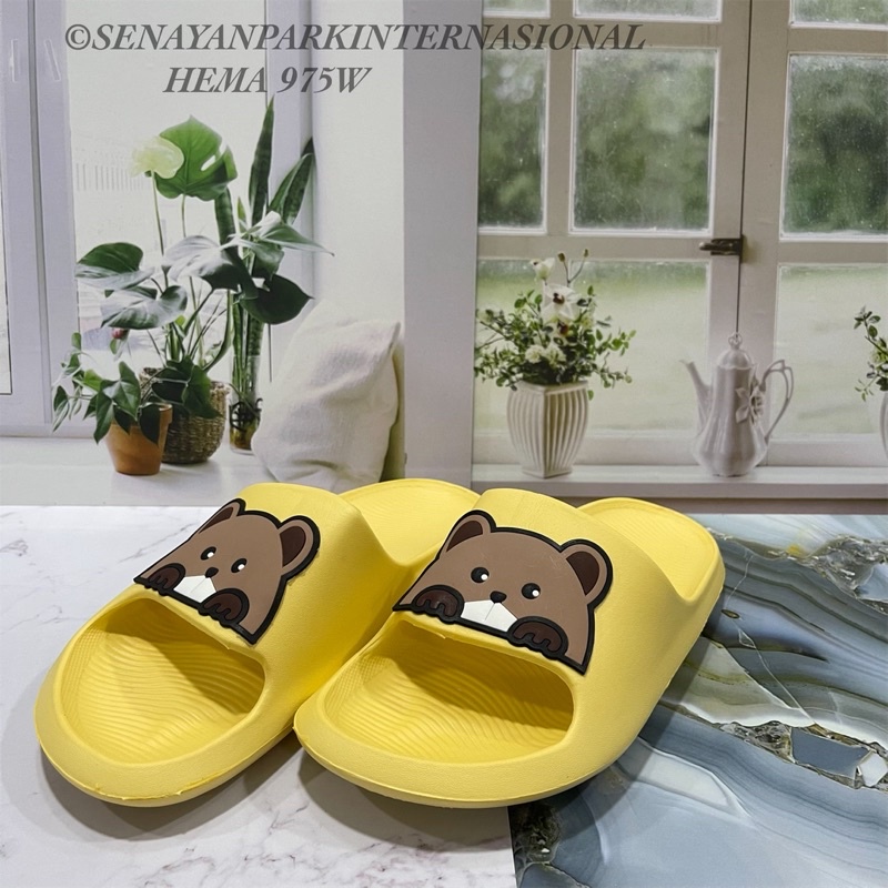 PROMO SANDAL HEMA WANITA 957W KARAKTER BONEKA FC PROMO