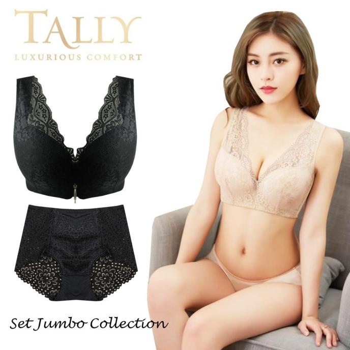 TALLY Bra Set Premium 9119/8117 dan Cd 617 Bh Harian Tanpa Kawat Busa