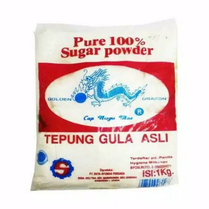 

Tepung Gula Cap Naga 1Kg